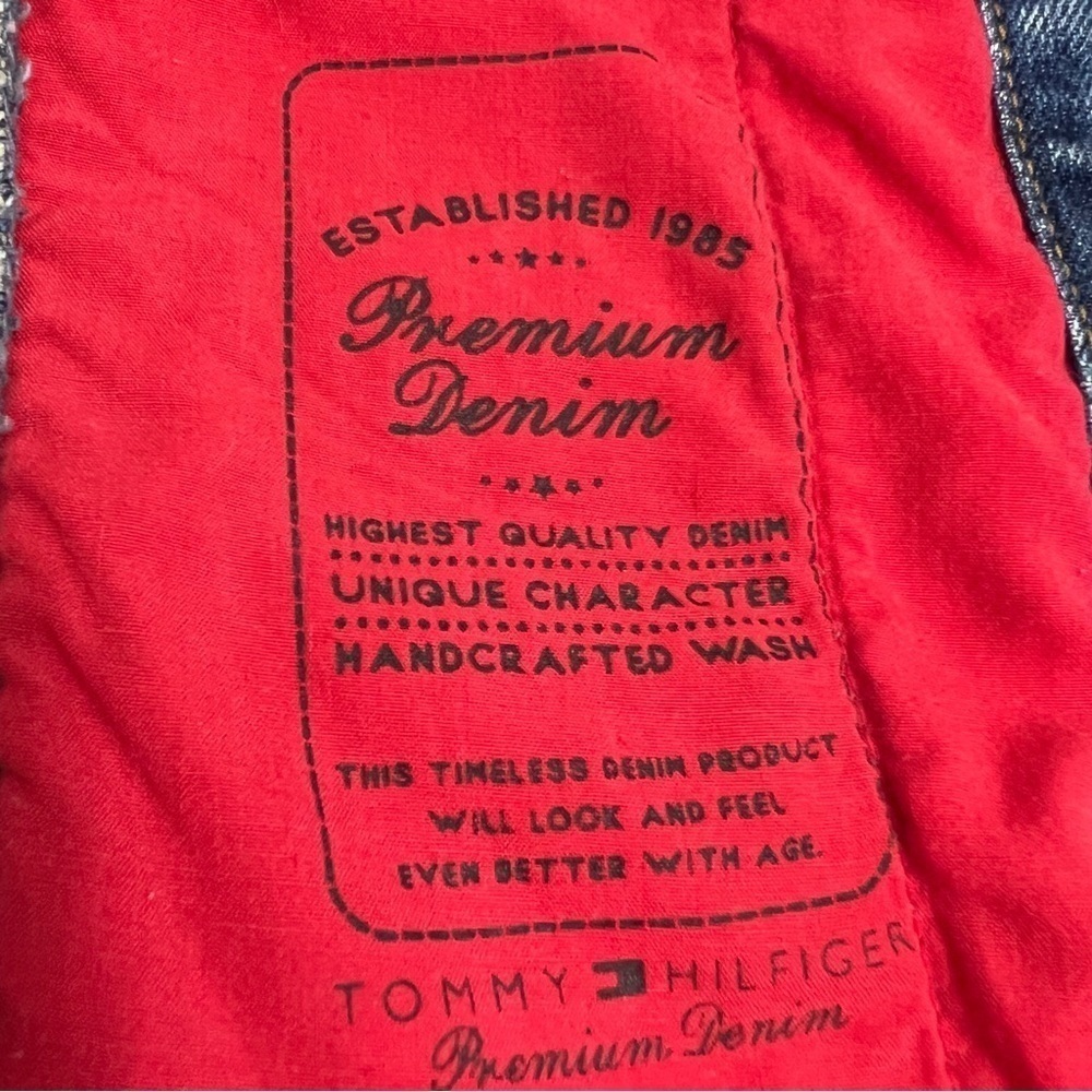 Tommy Hilfiger Denim Trucker Jacket Size Medium 100% Cotton - Picture 14 of 16